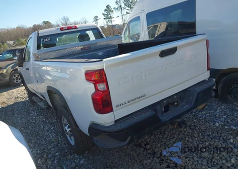 2020 Chevrolet Silverado 2500Hd 2Wd Long Bed Wt z USA, uszkodzony, nr VIN 1GC0WLE74LF251367